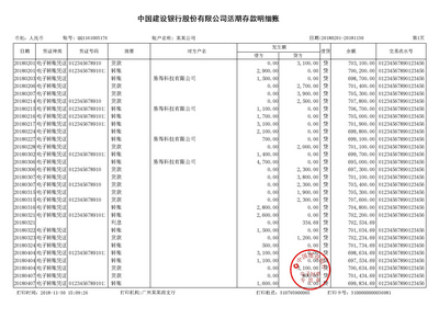 西安对公流水制作案例